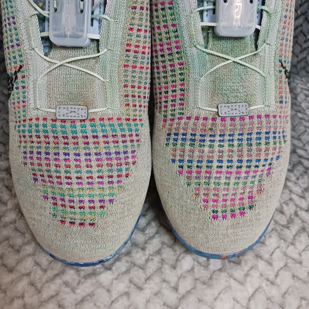 Nike Air VaporMax 2020 Flyknit Pure Platinum Multi Color Men's Shoes Size 11 - Picture 6 of 15